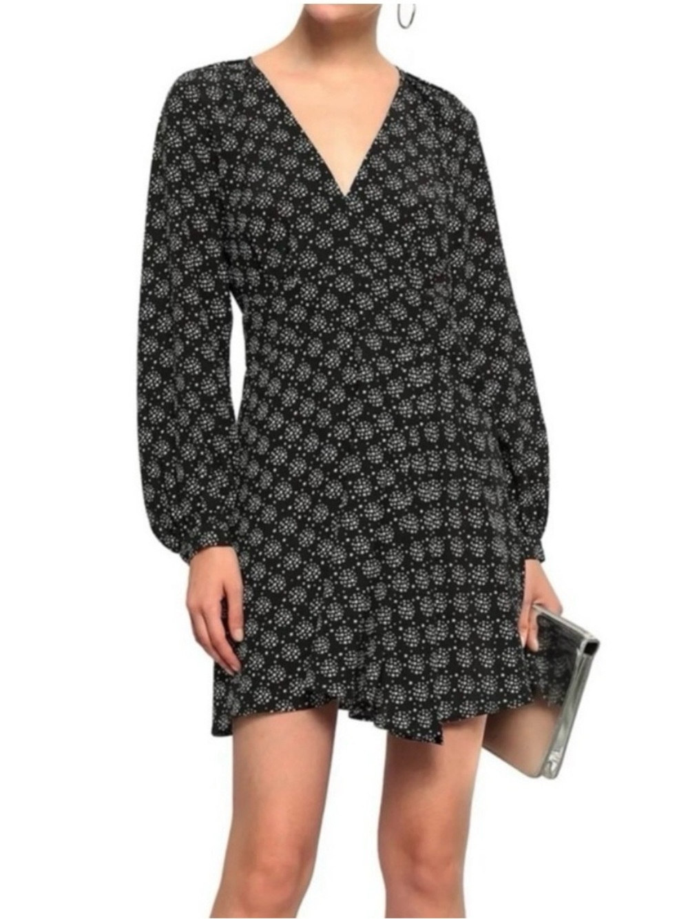 Equipment Alexandria Star Print Silk Dress